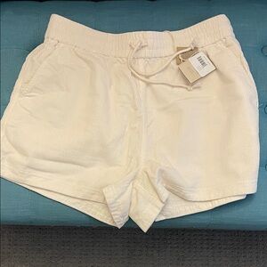Faherty Women's Cream Corduroy Shorts NWT